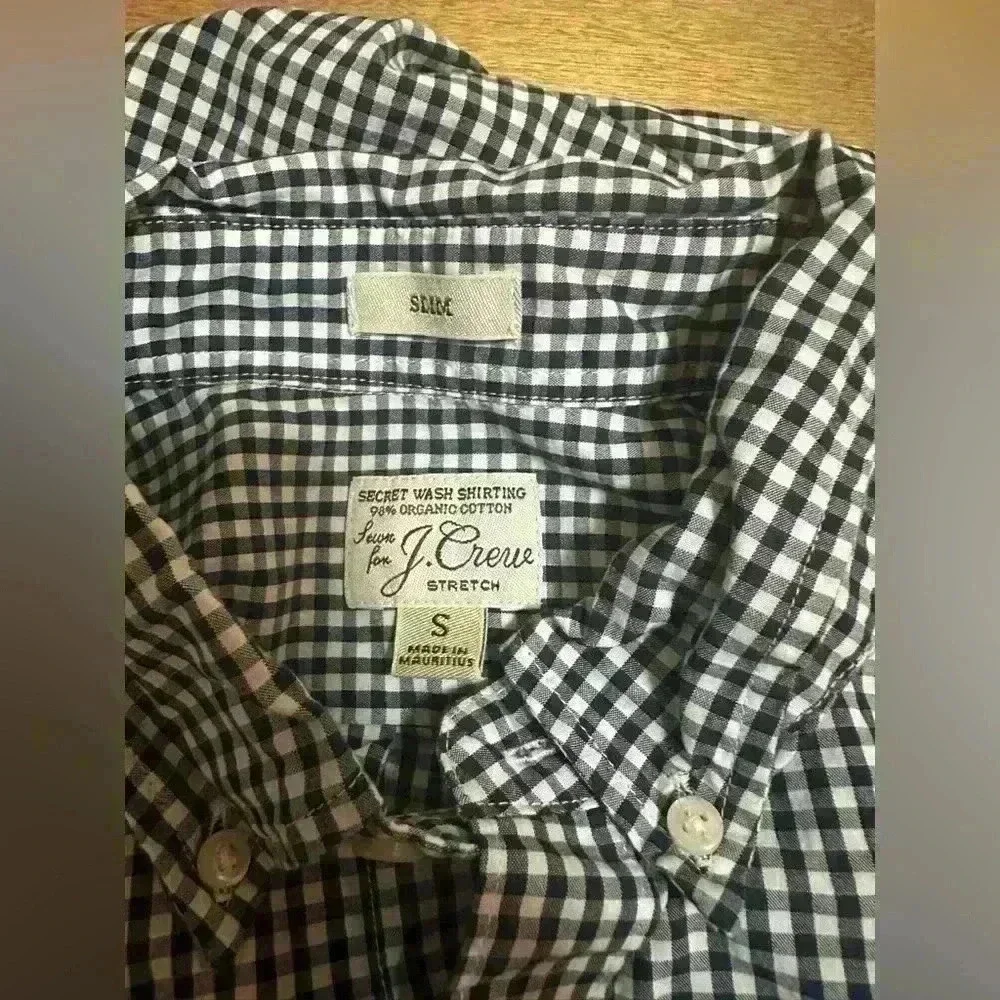 J Crew Gingham Oxford